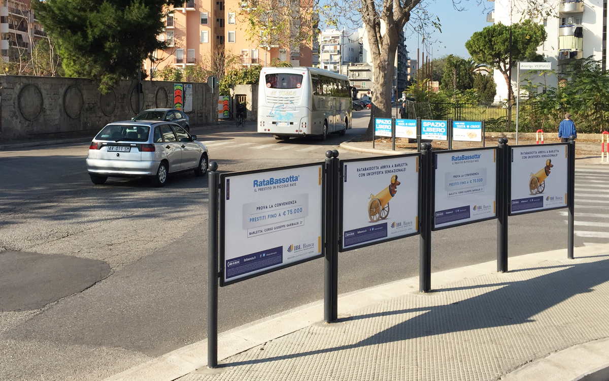 Transenne parapedonali 1 mt x 0,70 mt Transenne parapedonali 1 mt x 0,70 mt_LanotteGmp